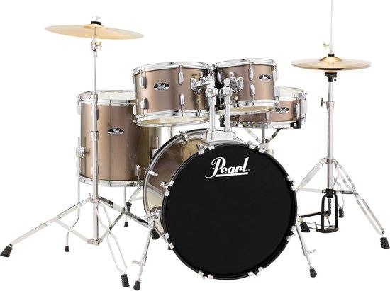 Pearl Roadshow Studio RS505C Acoustic Drum Kit - Bronze Metallic #707