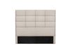 ANATOLE Tête de lit moderne en tissu beige naturel L160 cm