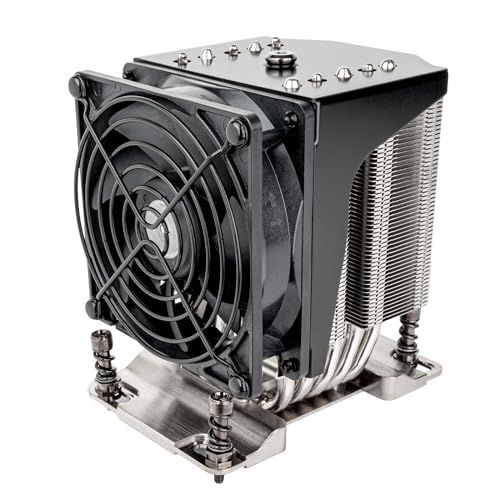 SilverStone Technology XE04-SP3 4U SFF-server/werkstation CPU-koeler voor SP6/SP3/TR4 socket SST-XE04-SP3B (zwart + zwart)