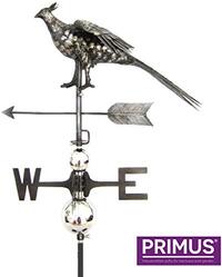 A. Perry PY0805 Garden Stake - 58cm x 43cm x 27cm - Pheasant, Crow, Weathered