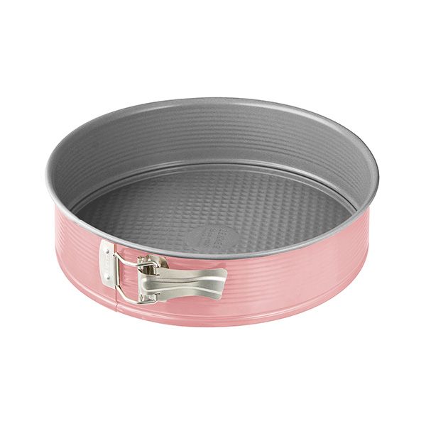 Zenker 9150 - Bakvorm - Rond - Zilver/Roze - 6.5cm - 180°C