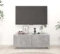 Maison Exclusive - Meuble TV aspect béton, gris, 100x35x40 cm, fabriqué en panneau de fibres de bois