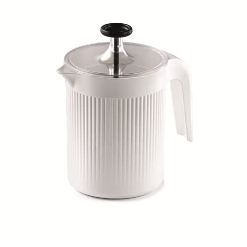 Snips Cremix Cappuccino Milk Frother | Kleur Wit - Wit | 0,50 liter | 10 x 14,50 x 15,30 cm | Made in Italy | 0% BPA en ftalaatvrij