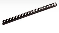 Fellowes 52324 plastic kam-bindingen, 5/20,3 cm diameter, capaciteit 120 vellen, zwart (25 kammen)
