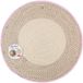Alpina Set de table Fil de papier Rond - Ø38 cm - Beige