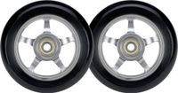 Black Dragon Stuntstep Wielen Set - Spoked Alu - Zilver