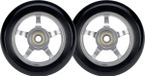 Black Dragon Stuntstep Wielen Set - Spoked Alu - Zilver