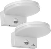 Maclean - 2 stuks LED Wandlamp - PIR Bewegingsmelder - Wit - 15W - IP65 - 4000K