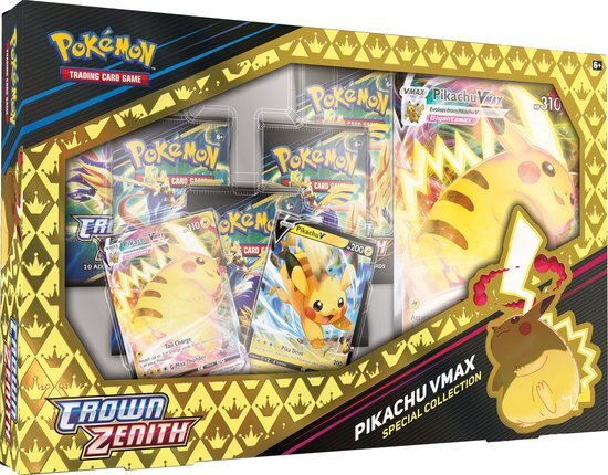 Asmodee Pikachu VMAX Special Collection - Crown Zenith - Pokémon TCG Sword & Shield