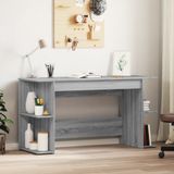 Maison Exclusive - Bureau, gris Sonoma, 140x50x75 cm, panneau de particules