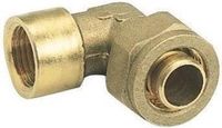 SOMATHERM Raccord à compression - Coude femelle - Laiton - PER 13x16