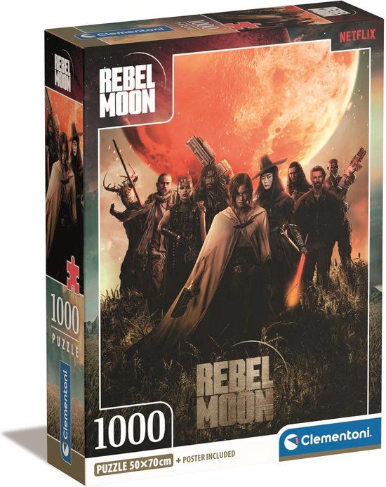 Clementoni Puzzel Netflix Rebel Moon 1000 Stukjes