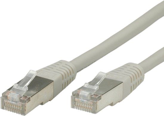 VALUE Patchkabel Cat.6 (Class E) S/FTP (PiMF), grijs, 3 m