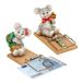 Geldgeschenk Muis op muizenval Geldgeschenk in set van 2, 4 x 10 x 6 cm, kleurrijk