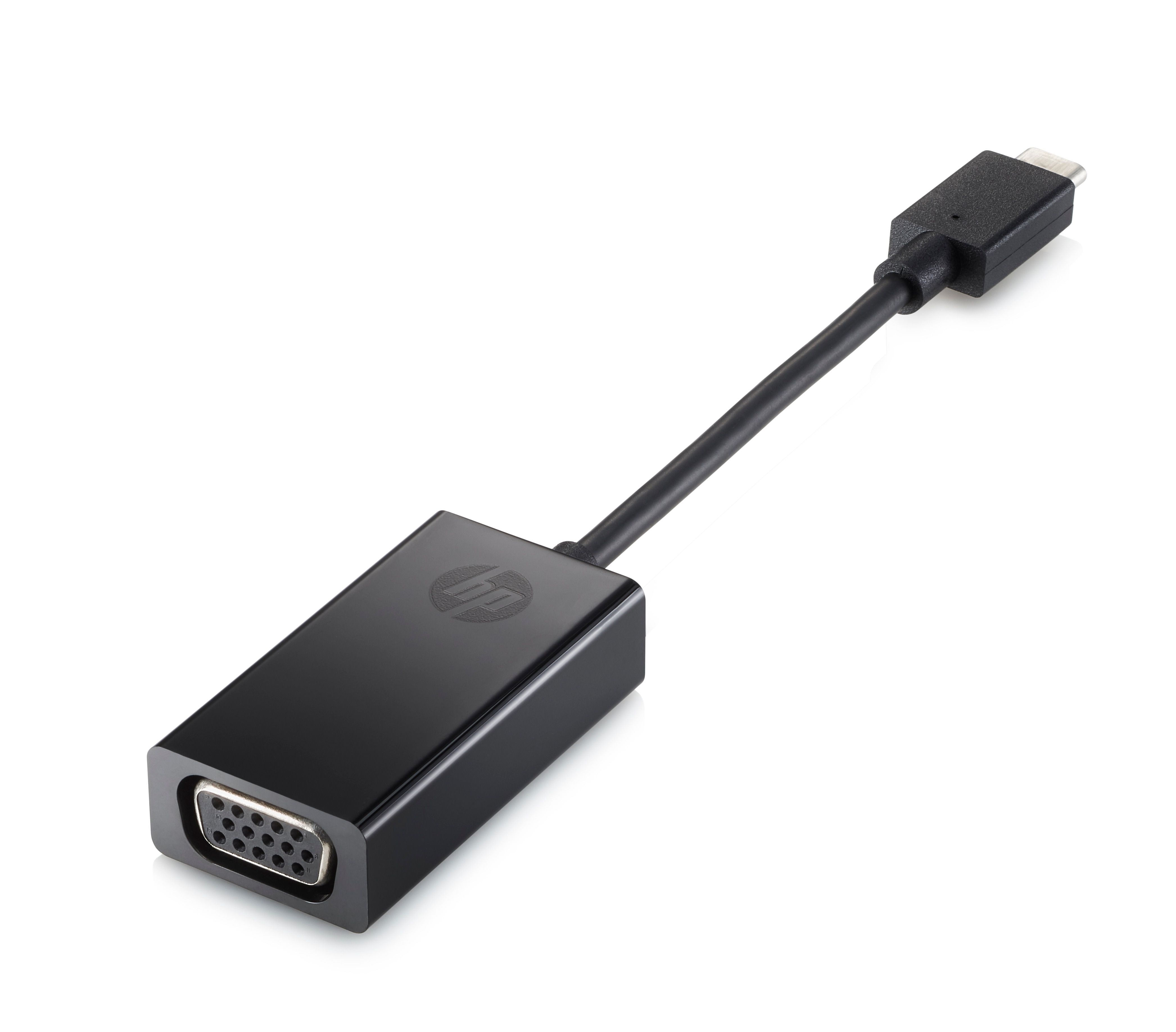 HP USB-C naar VGA Adapter - Zwart - P7Z54AA