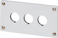 Eaton M22-E3 216544 Cadre de montage 3 emplacements encastrés (Ø x h) 22 mm x 72 mm Gris
