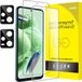 BeiJingLiangPinJiaZuoKeJiWenHuaFaZhanYouXianGongSi Protection d'écran pour Xiaomi Redmi Note 12 5G avec protection d'objectif de caméra, HD clair, 2 pièces, résistant aux rayures et absorbant les chocs