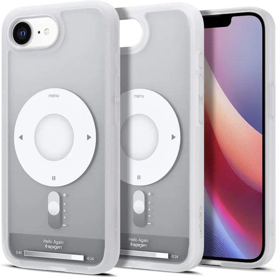 Spigen Ultra Hybrid MagFit - Hoesje Geschikt voor Apple iPhone 17e / 16e - Compatibel met MagSafe / Qi2 - Back Cover Classic Zilver
