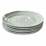 LOBERON Bord set van 6 Braganza groen