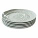 LOBERON Bord set van 6 Braganza groen