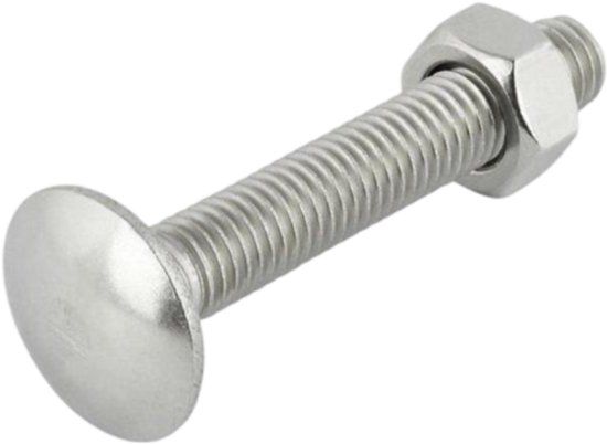 Deltafix - Slotbout m6x50mm rvs