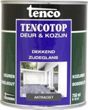 Touwen Tenco Tencotop Deur & Kozijn Dekkend Zijdeglans Antraciet - 750 ml