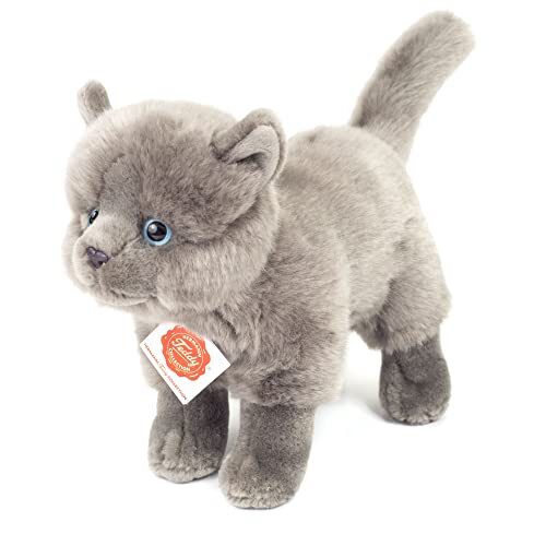 Teddy-hermann Teddy HERMANN ® kartuizer kat staand donkergrijs, 20 cm