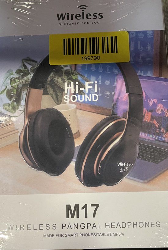 Hbs Draadloze Bluetooth Headset Zwart - Hbs - 2 jaar garantie