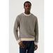 Garcia pull en maille coupe droite - beige