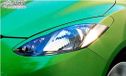 Koplampschermen RDX Racedesign Koplampspoilers Mazda 2 2007-2011 (ABS)
