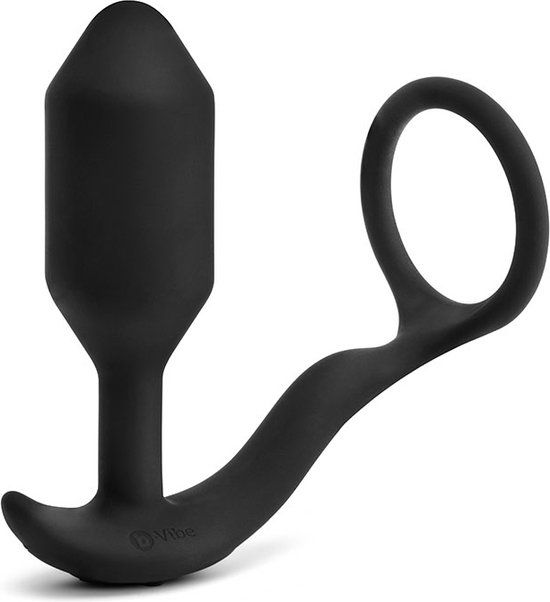 B-Vibe - Vibrerende Snug & Tug M - Zwart