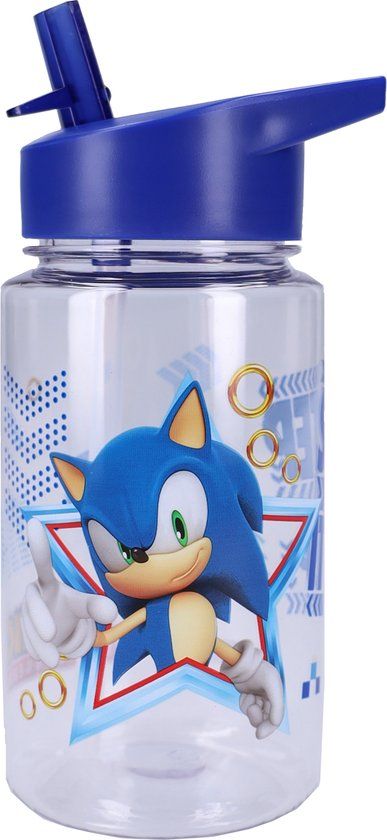 Sonic Drink Up - Drinkfles - 450ml - Blauw