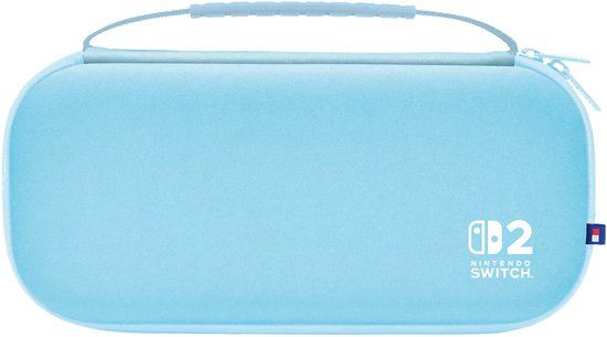 HORI Slim Tough Pouch voor Nintendo Switch 2 – Lichtblauw