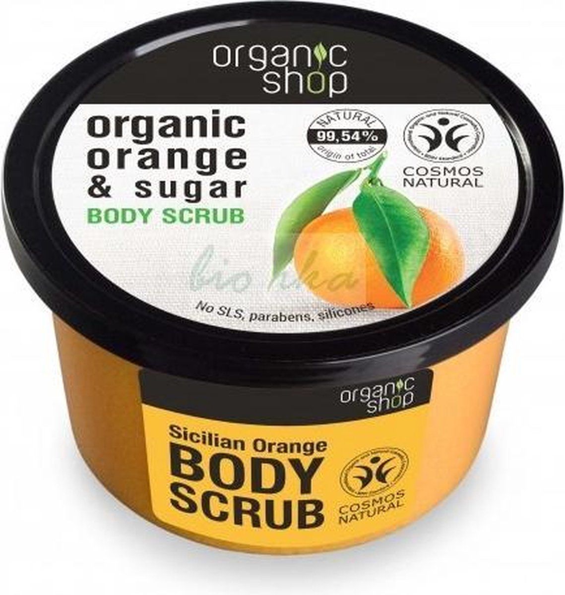 Natura Siberica Organic Shop Organic Orange & Sugar Body Scrub 250ml