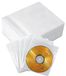 100 Pièces Pochettes de Protection CD-DVD, Antistatique et Transparent