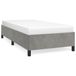 VidaXL Bedframe Lichtgrijs Fluweel 100x200 cm