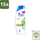 Head & Shoulders Shampoo Pomme Fraîche - 400 ml - Lot économique - 15 pièces