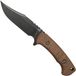Rick Hinderer Ranch Bowie toile naturelle Micarta, noir bataille