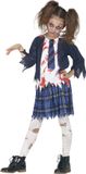 Fiestas Guirca Blauw Zombie Meisje Vermomming - 140/146 (10-12 jaar)