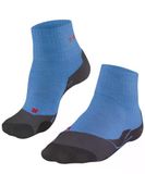 FALKE Heren Wandelsokken TK2 Explore Short M Sso wol functioneel materiaal anti-blaar dik 1 paar, Blauw Blue Note 6545, 46-48