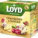 Loyd Cranberry & Ginger Thé aux fruits 20 sachets