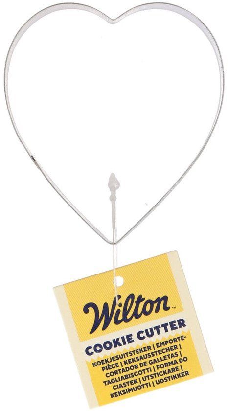 Wilton Koekjes Uitsteker - Hart - Metaal - Zilver
