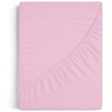 Burrito Blanco Hoeslaken A8 | bedlaken van 100% katoen | Hoeslaken 160 x 190/200 cm | Roze