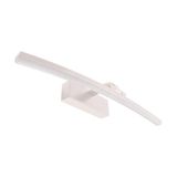 WatioWave Led-wandlamp voor badkamer, 8 W, IP44, 4000 K, 950 lm, 400 mm, wit