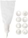 Orion Cakemix Spuitzak - 26 cm - 10 Stuks - Verwisselbare Spuitmondjes - Herbruikbaar