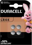 Duracell 3x Piles bouton LR44 4 pièces