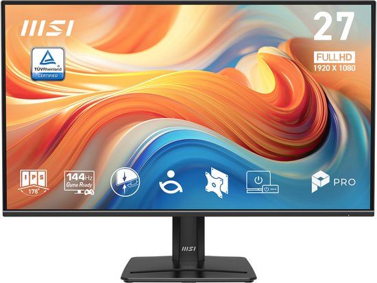 MSI Pro MP271 E14A - 27 inch - Full HD - 144Hz - IPS