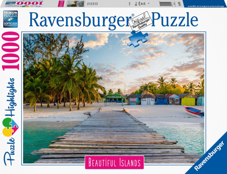 Ravensburger Caribisch Eiland Puzzel (1000 stukjes) - Multicolor
