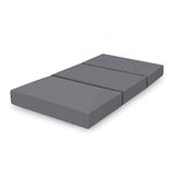 Amazon Basics Opvouwbaar traagschuimmatras, 75 x 195 x 10 cm