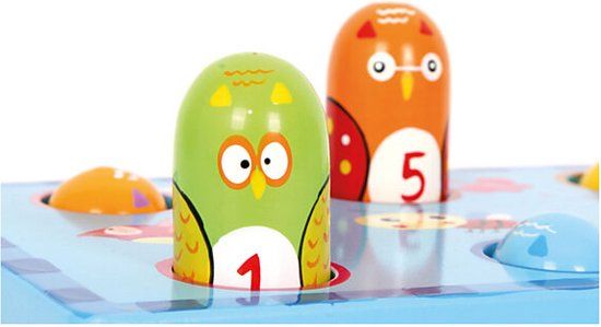Small Foot - Motoriekspel Raak de Vogel - Hout - 6+ maanden